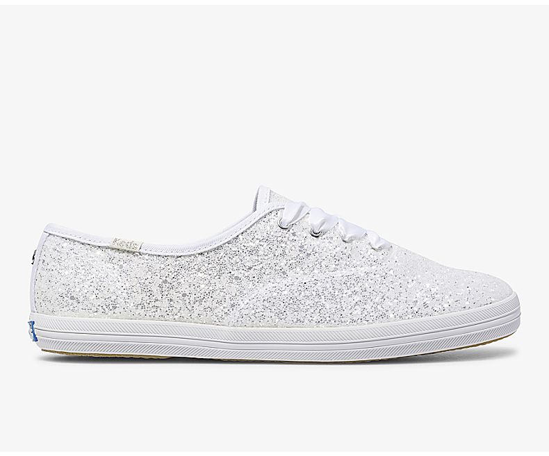 Keds kate best sale spade white glitter